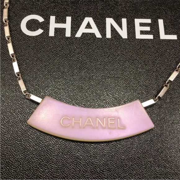 CHANEL Jewelry - Chanel Purple Pink Iridescent Necklace
